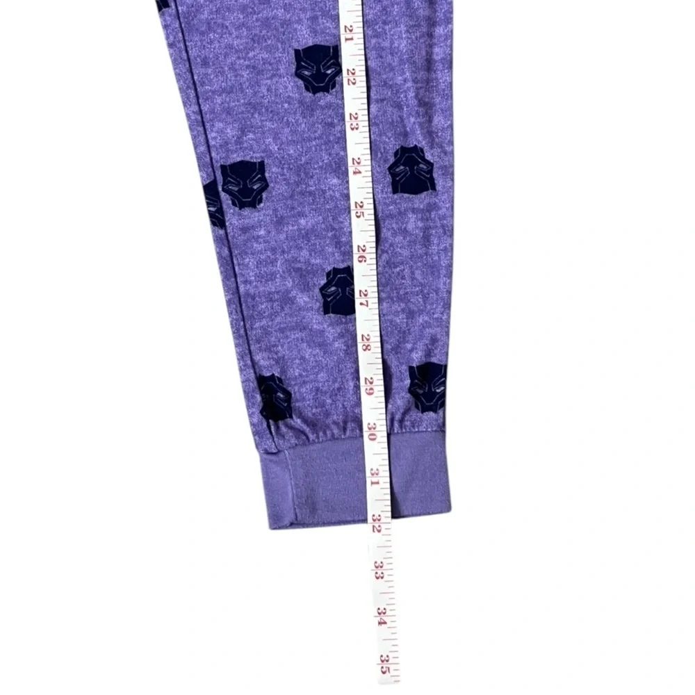 Marvel Black Panther Wakanda Forever Purple Pajama Set - Size Large (10/12)